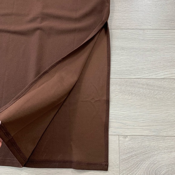Simons Edit By Nine Irresistible Cutout Brown Bodycon Dress - Picture 7 of 11